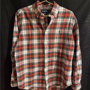 Ralph Lauren, Classic Fit, Plaid, size L
